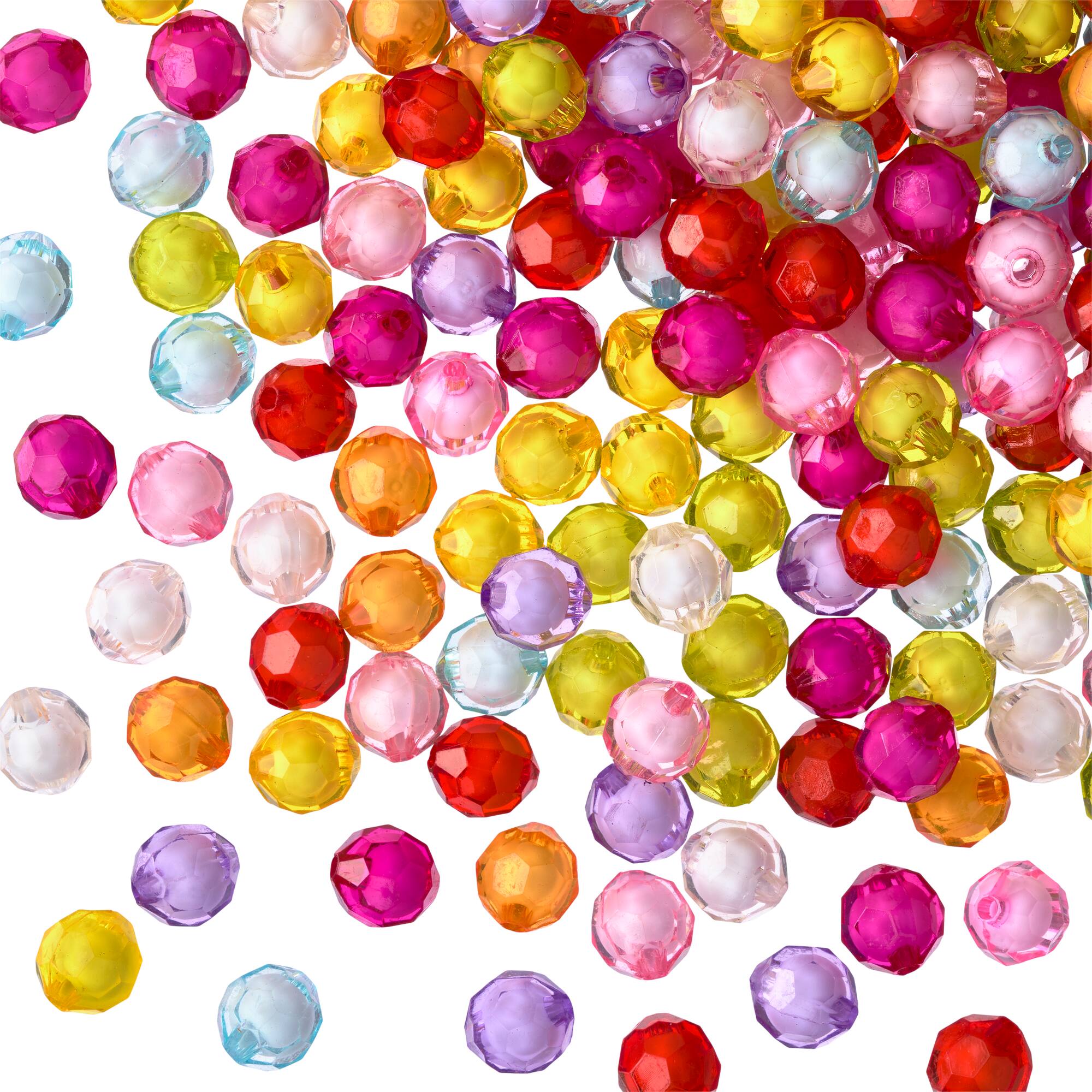 Multicolor Round Beads, 12mm by Bead Landing™